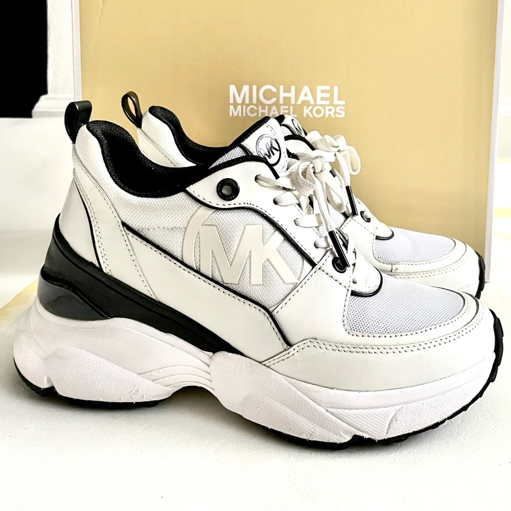 MICHAEL KORS Mickey Leather Trainers